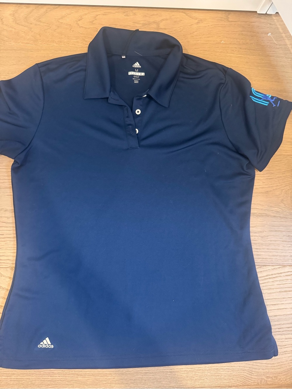 adidas Women's Navy Polo Performance Golf Shirt